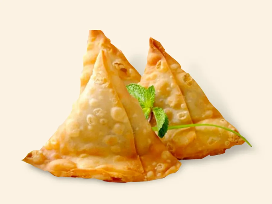 Ready-to-fry frozen samosas for bulk stocking